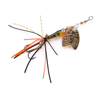 Afbeelding van Spro Larva Mayfly Spinner Single Hook 10 5cm 4g Kleur : UV Perch