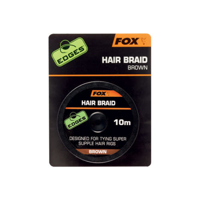 Afbeelding van Fox Edges Hair Braid 10m Brown