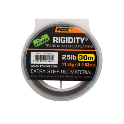Afbeelding van Fox Rigidity Trans Khaki Chod Filament (30m) Maat : 25lb