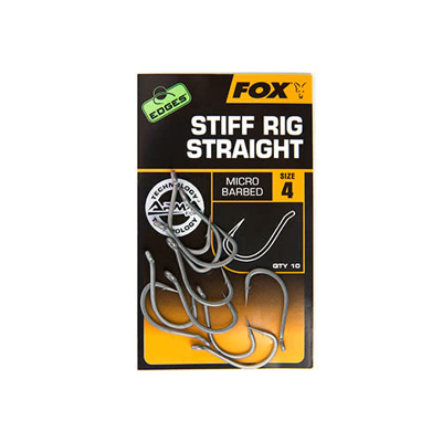 Afbeelding van Fox Edges Armapoint Stiff Rig Straight Micro Barbed 10pcs Maat : Size 8