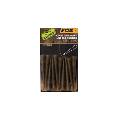Image de Fox Edges Power Grip Naked Line Tail Rubbers Camou Taille 7