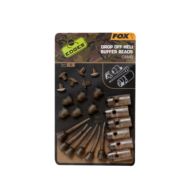 Afbeelding van Fox Edges Camo Drop off Heli Buffer bead Kit Karper onderlijnmateriaal