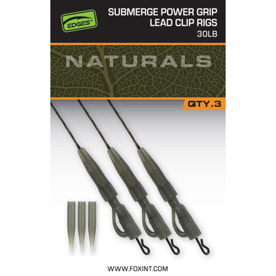 Afbeelding van Naturals Submerge Power Grip Lead Clips 40LB Fox
