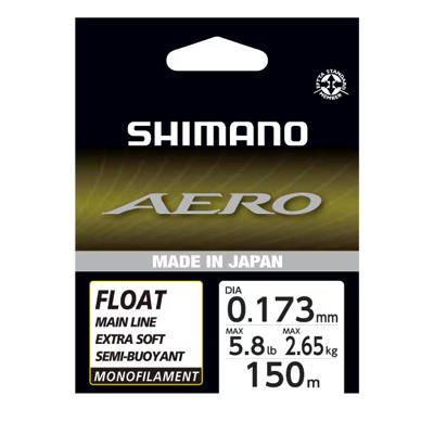 Afbeelding van Shimano Aero Float Line 150m 0,173mm 2.65kg UK Class 5lb Nylon vislijn