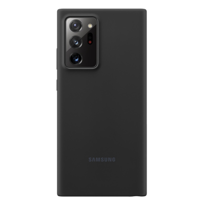 Afbeelding van Samsung Galaxy Note 20 Ultra Hoesje Siliconen en TPU (zacht) Softcase/Backcover Zwart Telefoonhoesje