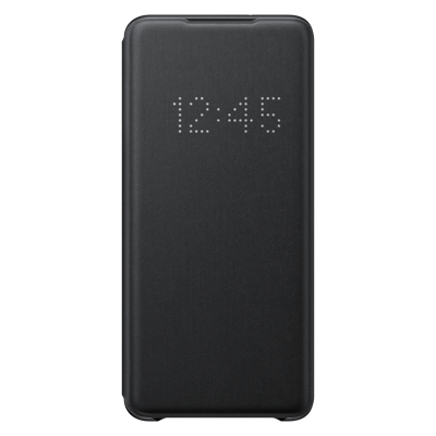 Afbeelding van Samsung Galaxy S20 Plus Hoesje Kunstleder Bookcase Zwart Telefoonhoesje