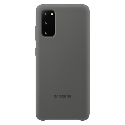 Afbeelding van Samsung Galaxy S20 Hoesje Siliconen en TPU (zacht) Softcase/Backcover Grijs Telefoonhoesje
