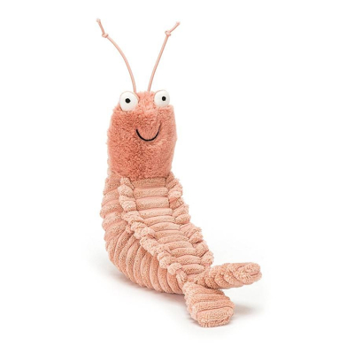 Afbeelding van Jellycat Garnaal Sheldon Shrimp Knuffel Roze 22 cm
