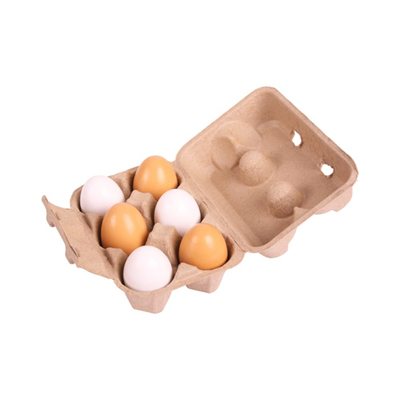 Afbeelding van Bigjigs eierdoosje met houten eieren