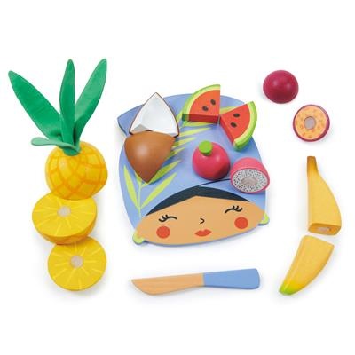 Afbeelding van Tender leaf toys snijplankje tropisch fruit