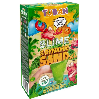 Afbeelding van Tuban Slime &amp; Dynamic Sand knutselset in de kleur Multicolor