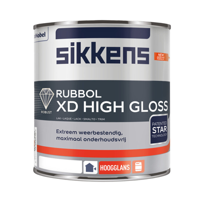 Afbeelding van Sikkens Rubbol XD High Gloss 2,5 liter Houtverf
