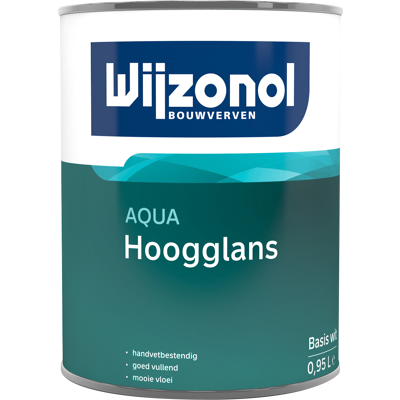 Afbeelding van Wijzonol AQUA Hoogglans 1 liter Houtverf