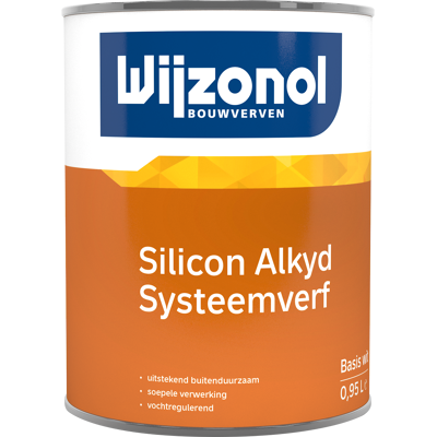 Afbeelding van Wijzonol Silicon Alkyd Systeemverf 0,5 liter Schakelverf &amp;