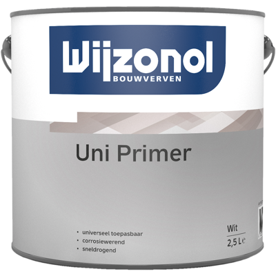 Afbeelding van Wijzonol Uni Primer 2,5 liter Kunststof &amp; metaal verf