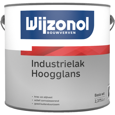 Afbeelding van Wijzonol Industrielak Hooggglans 2,5 liter Kunststof &amp; metaal verf