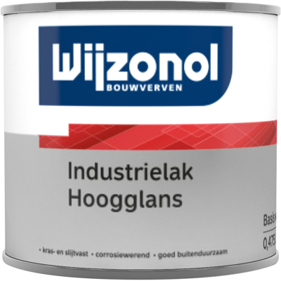 Afbeelding van Wijzonol Industrielak Hooggglans 0,5 liter Kunststof &amp; metaal verf