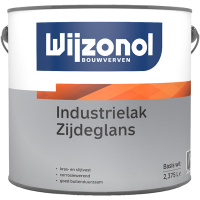 Afbeelding van Wijzonol Industrielak Zijdeglans 2,5 liter Kunststof &amp; metaal verf