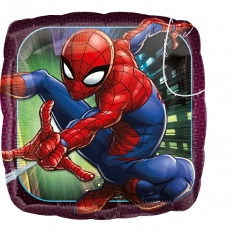 Afbeelding van Helium ballon Spiderman Vierkant per stuk