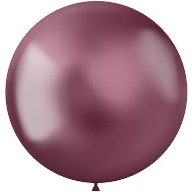 Afbeelding van Ballon intens roze metallic XL 48cm 5 stuks