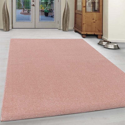 Afbeelding van Laagpolig vloerkleed Asa Roze 280x370cm Adana Carpets