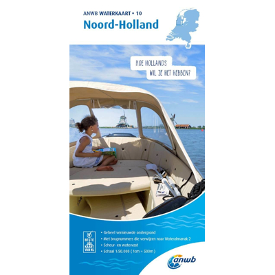 Afbeelding van Have Waterkaart 10. Noord holland