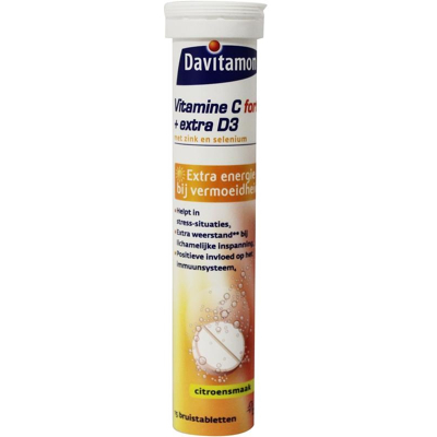Afbeelding van Davitamon Vitamine C &amp; D3 bruistabletten