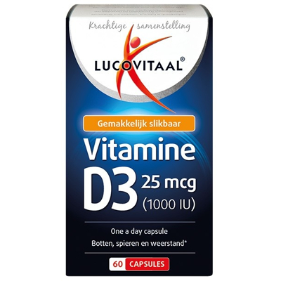 Afbeelding van Stapel tot 60% korting Lucovitaal Vitamine D3 25mcg 120 capsules
