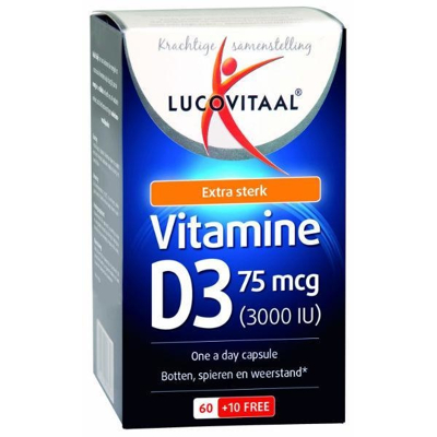 Afbeelding van Lucovitaal Vitamine D3 75 mcg