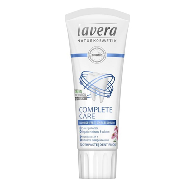 Afbeelding van Lavera Tandpasta/toothpaste complete fluoride VRIJ