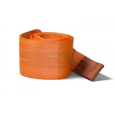 Afbeelding van Hijsband 10 Ton Werklast, lengte tot meter, kleur: Oranje