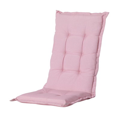 Afbeelding van Madison Tuinstoelkussens hoge rug 50x123 cm Panama soft pink
