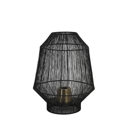 Afbeelding van Light &amp; Living Vitora tafellamp Ø30x38 cm zwart Metaal