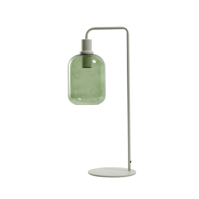 Afbeelding van Light &amp; Living Lekar tafellamp 60 cm licht grijs/groen Glas
