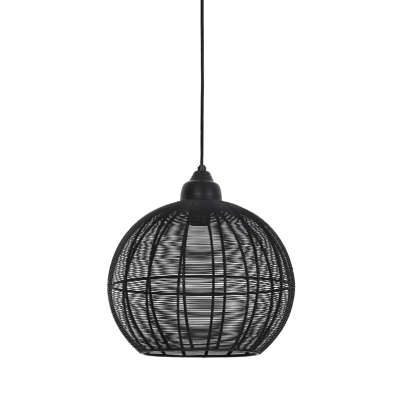 Afbeelding van Light &amp; Living Milla hanglamp Ø32x32,5 cm mat zwart Metaal