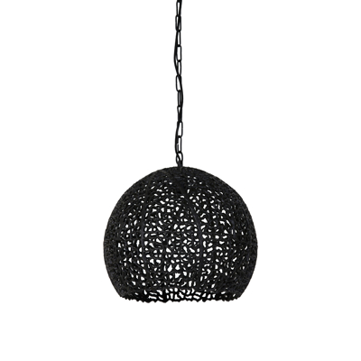 Afbeelding van Light &amp; Living Sinula hanglamp Ø39x38 cm mat zwart Metaal