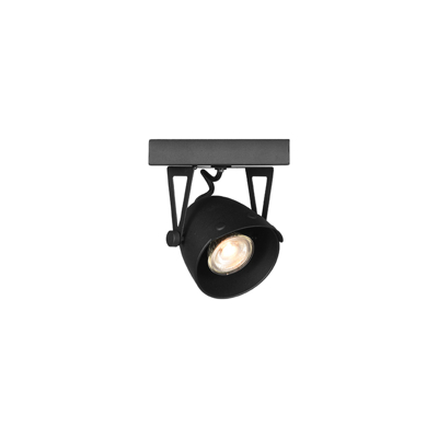 Afbeelding van LED spot cap 1 lichts zwart