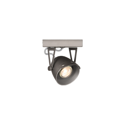 Afbeelding van LABEL51 LED spot cap 1 lichts grijs Metaal