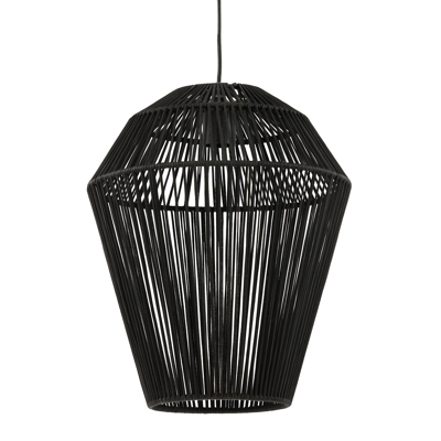 Afbeelding van Light &amp; Living Deya hanglamp Ø45x56 cm mat zwart Metaal