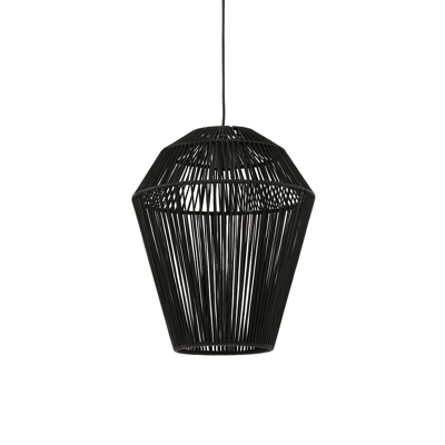 Afbeelding van Light &amp; Living Deya hanglamp Ø30x37 cm mat zwart Metaal