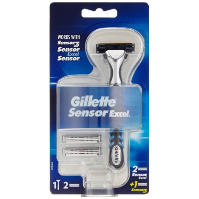 Afbeelding van Gillette Sensor Excel Scheerhouder + 2 / 1 Sensor3 Scheermesjes