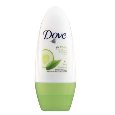 Afbeelding van 6x DOVE Women Deodorant &quot;Go Fresh Komkommer &amp; Groene Thee&quot; Roll on 50 ml
