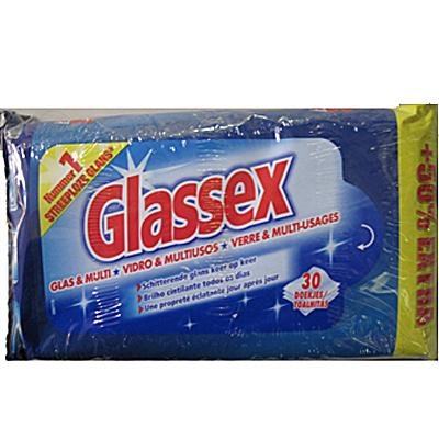 Afbeelding van Glassex Multidoekjes Voordeelpack 2 x 30 stuks