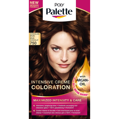 Afbeelding van Poly Palette Intensive Crème Color 750 Chocoladebruin