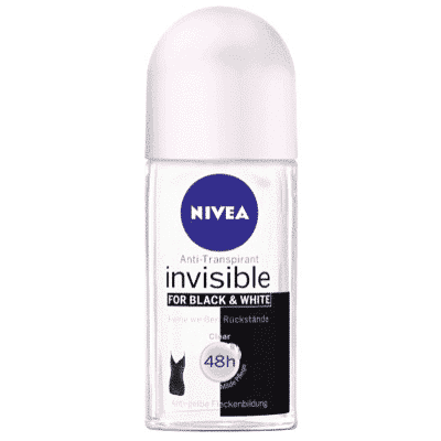 Afbeelding van Nivea Invisible Deo Roller Anti transpirant Black &amp; White 50ml