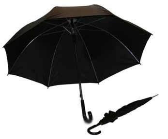 Afbeelding van Benson Paraplu Vouwbaar Zwart 100 cm 8 Banen