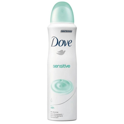Afbeelding van Dove Deospray Women Sensitive Anti Perspirant 150 ml
