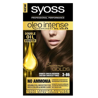 Afbeelding van Syoss Oleo Intense Haarverf 3 86 Donker Chocoladebruin