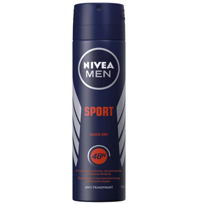 Afbeelding van Nivea Men Sport Deodorant Spray Voordeelverpakking 6x150ML