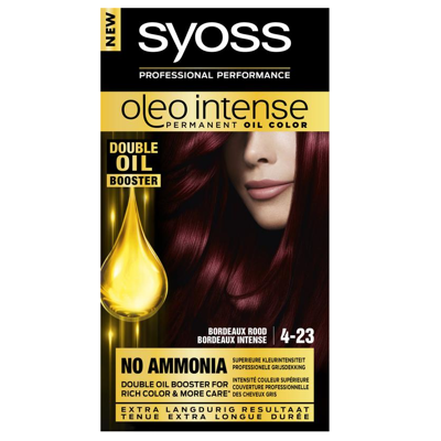 Afbeelding van Syoss Color Oleo Intense 4 23 bordeaux rood haarverf 1 set